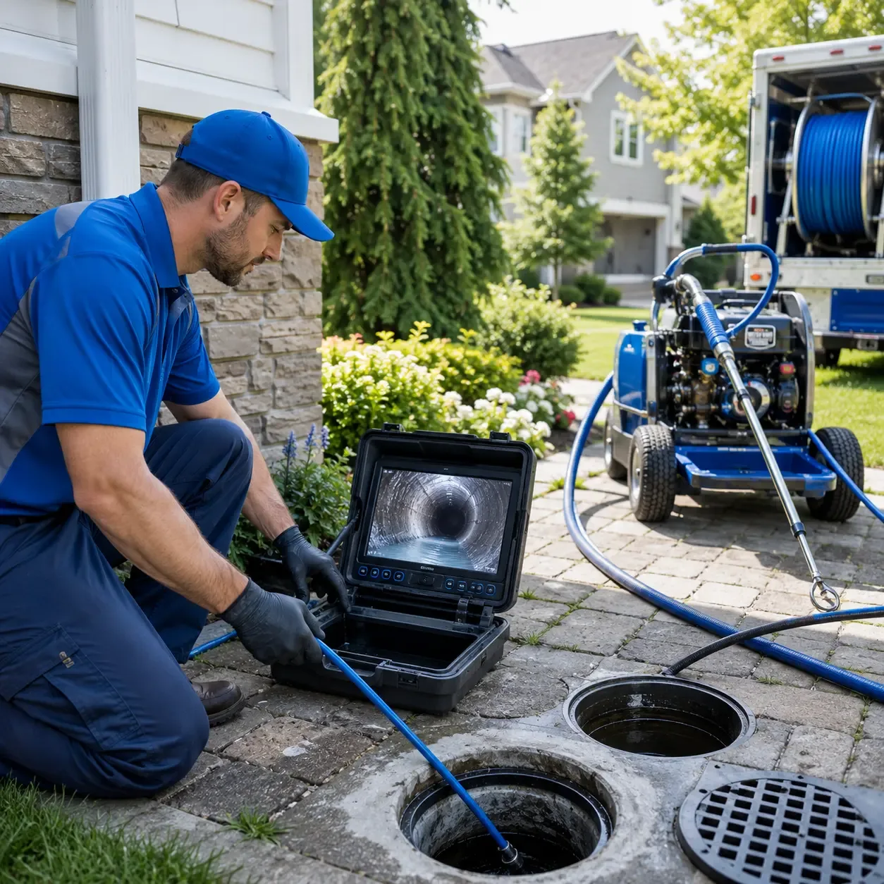 Outdoor drain cleaning professionals serving Chester, IL
