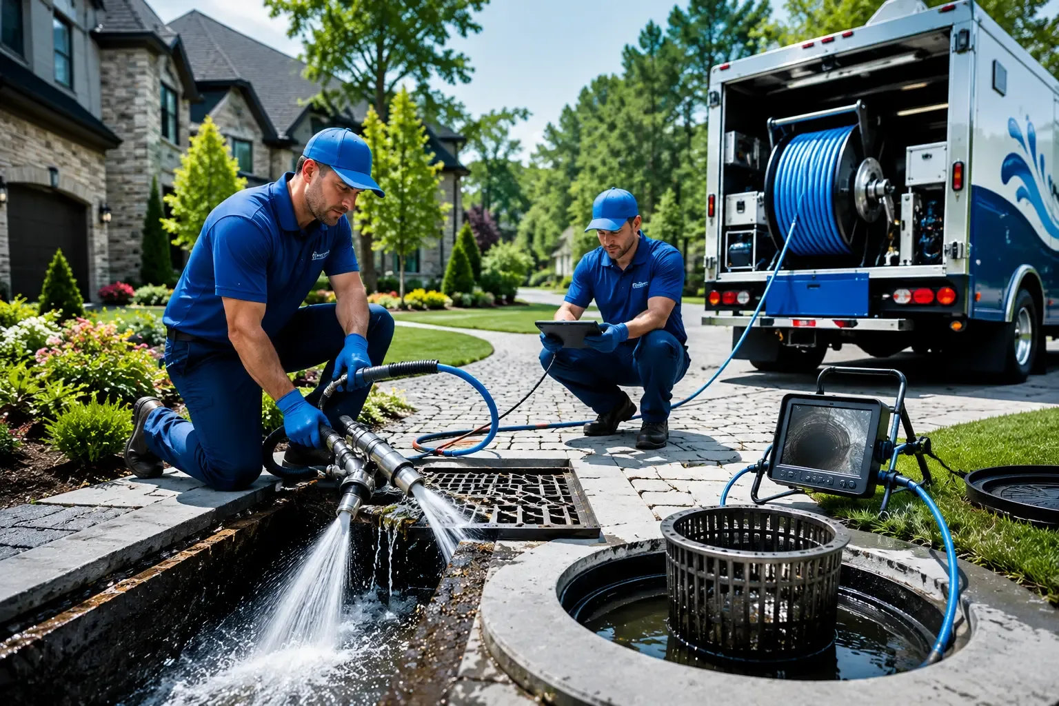 Local outdoor drain cleaning professionals in Chester, IL